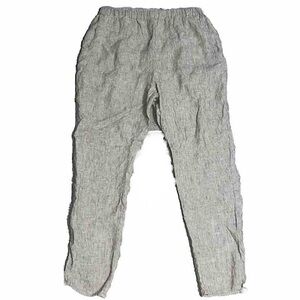 FLAX Jeanne‎ Engelhart Lagenlook Linen Tapered Pants Tan Small